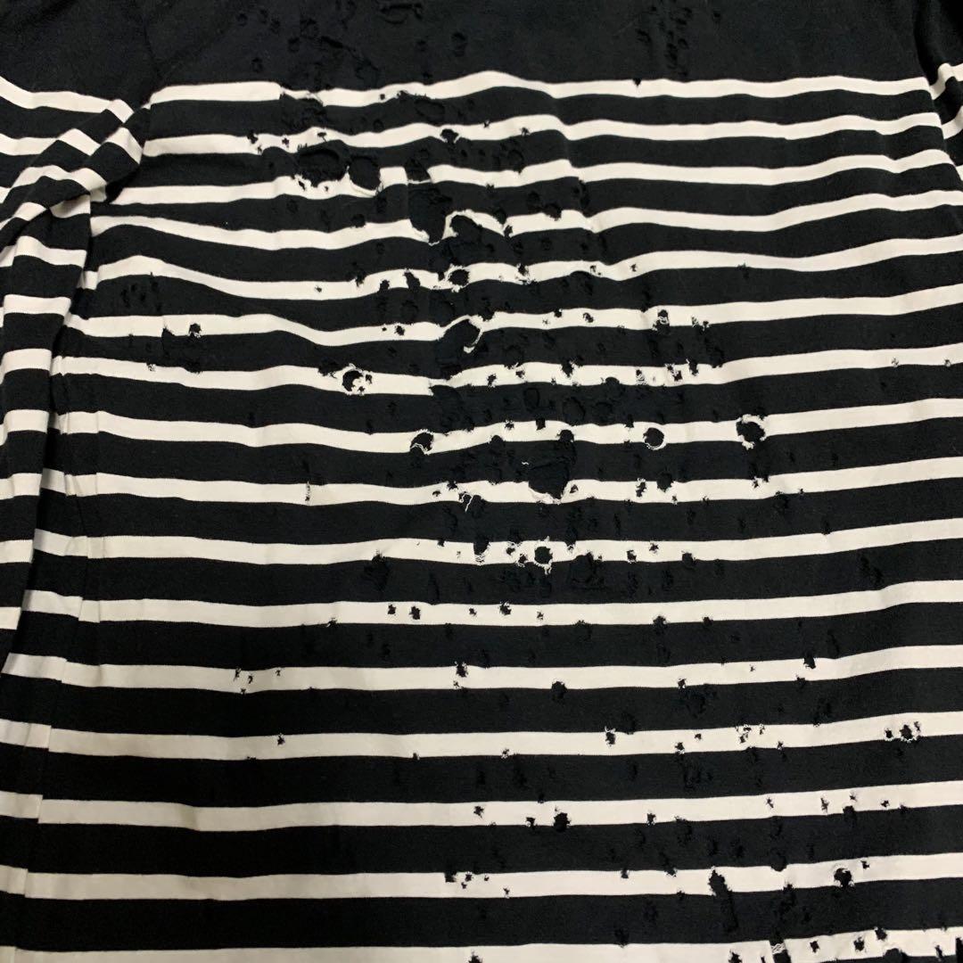 トップス 00s BUFFALO BOBS bullet damage tee y2k