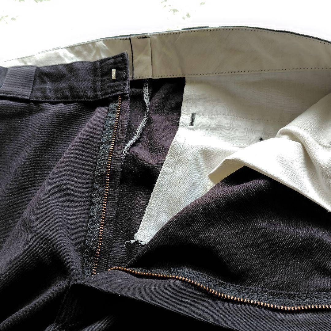 ✨アメリカ製 奇跡のブラック✨ディッキーズ★ワークパンツ★W84★チノパン