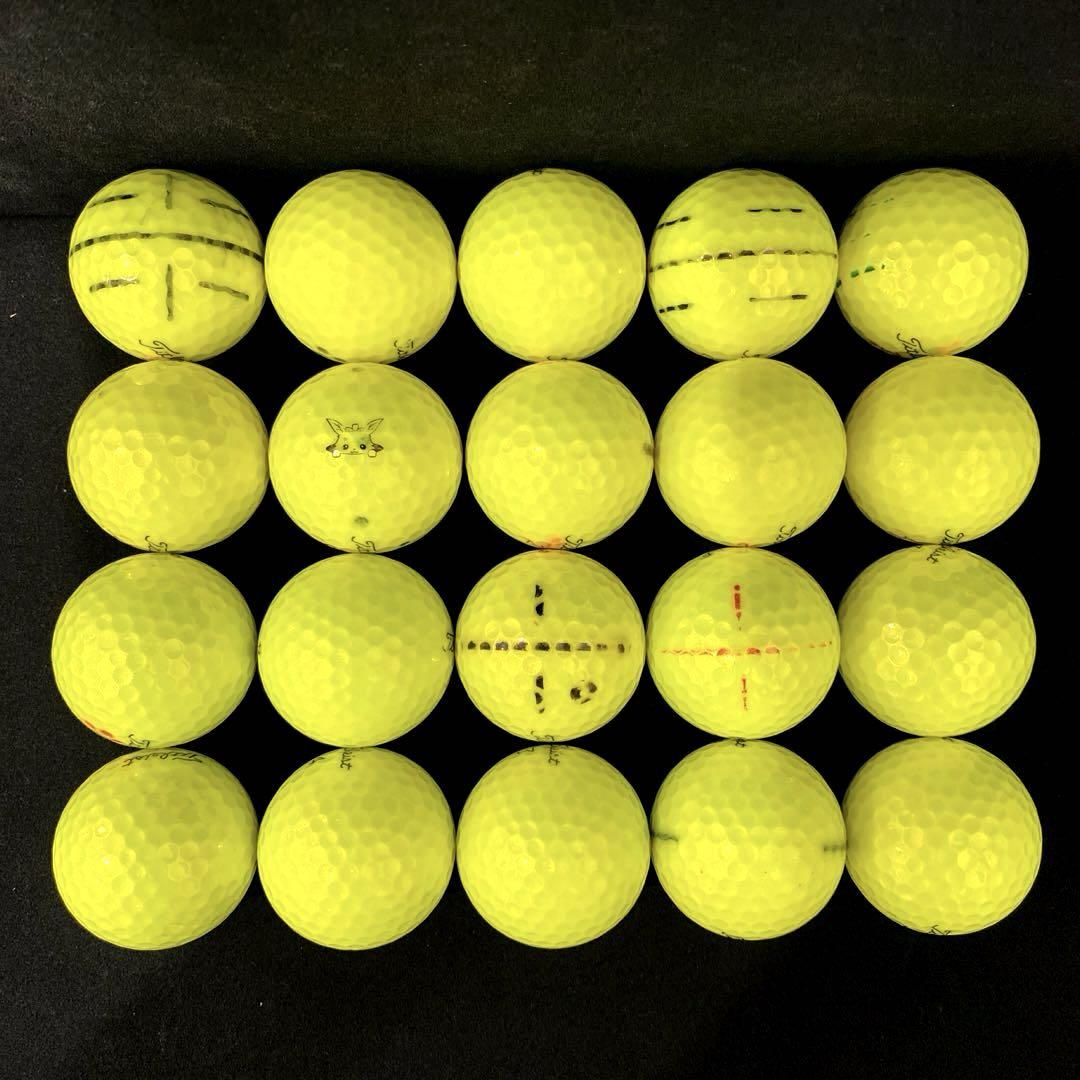A52】 Titleist PROV1 黄 2023年 ロストボール 24球 - メルカリ