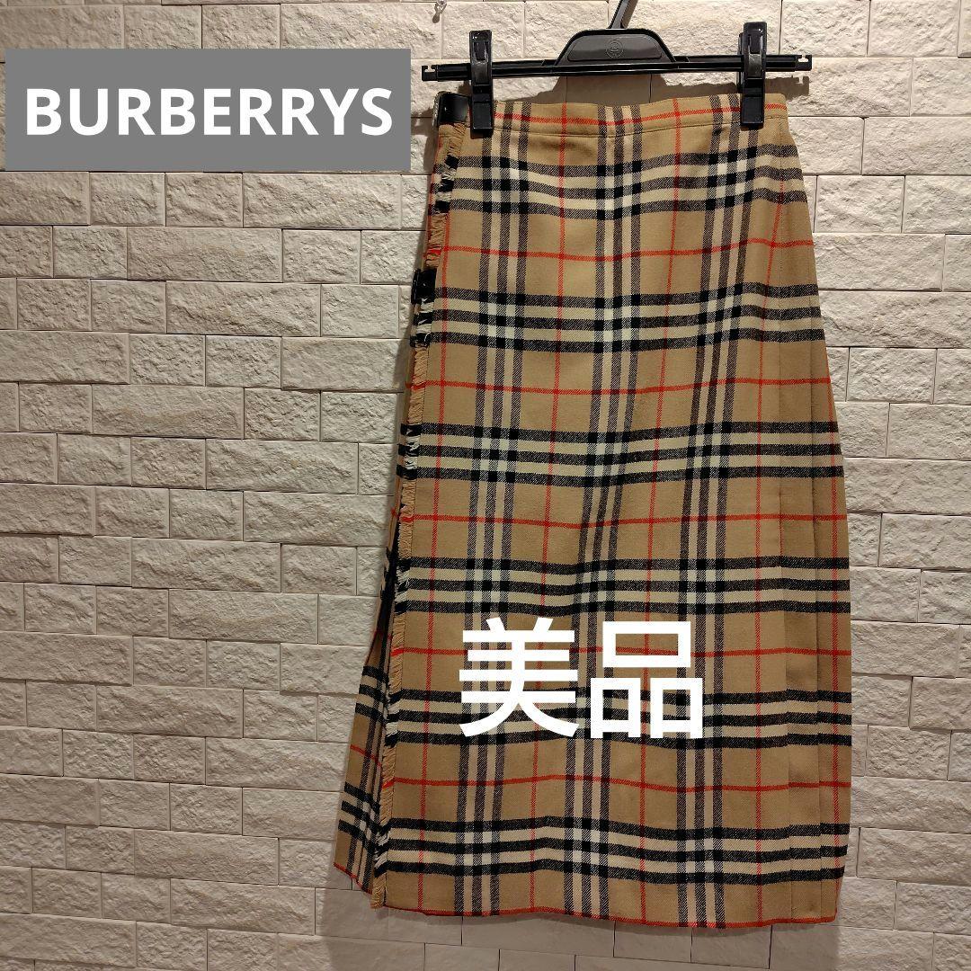 BURBERRYS ノバチェックラップスカートXS(SS)・BURBERRY