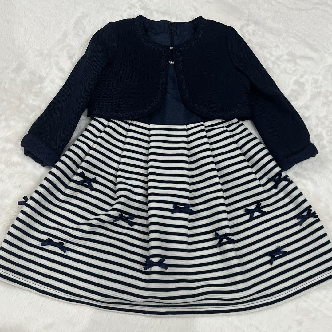 【美品】anyFAM ボレロワンピース　ブラウス2点セット卒園式　入学式110