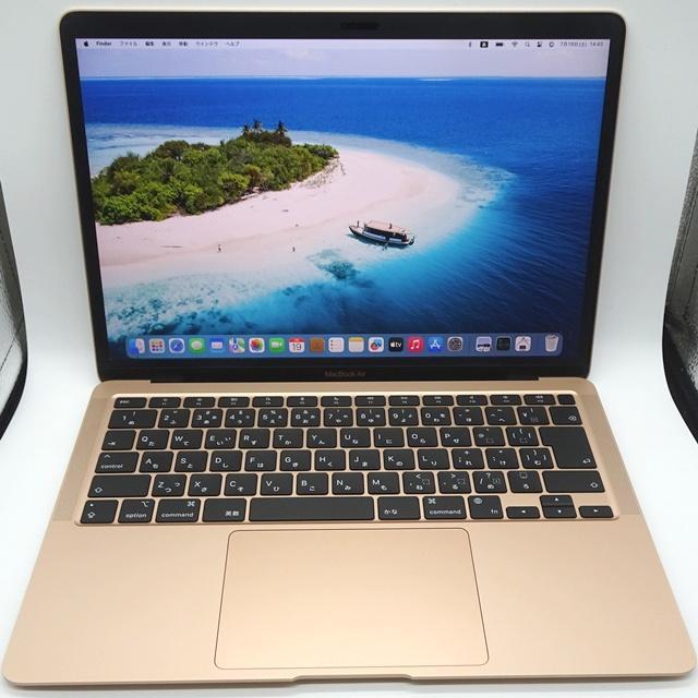 美品】MacBook Air 2020_M1/8GB/512GB_GLD - メルカリ