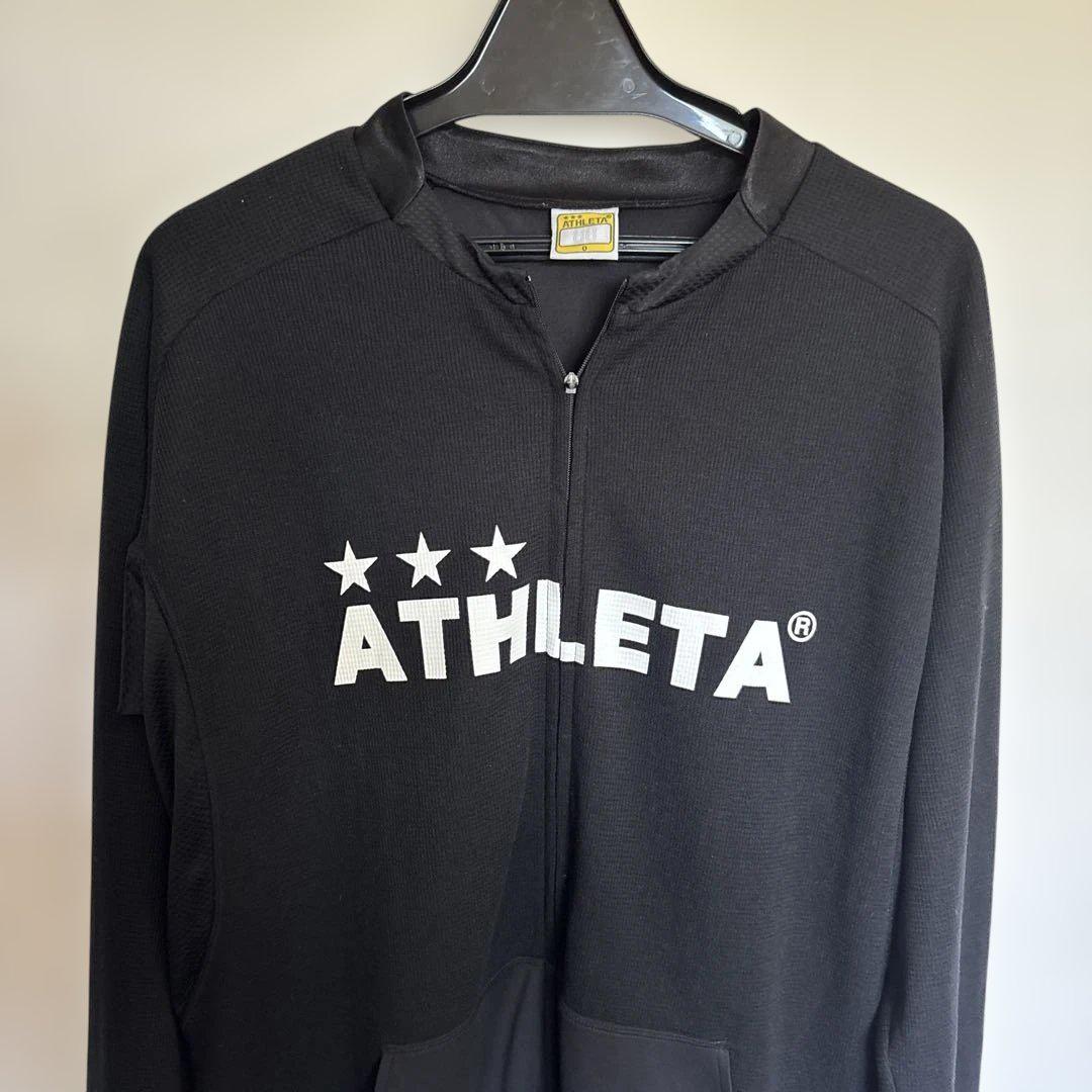 ATHLETA 黒 セットアップ フルジップ Ｏサイズ ATHLETA フルジップジャージ 黒 サイズ0 - メルカリ