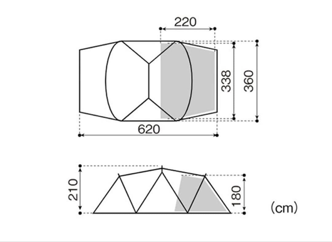新品未使用　スノーピーク　ランドネストシェルター