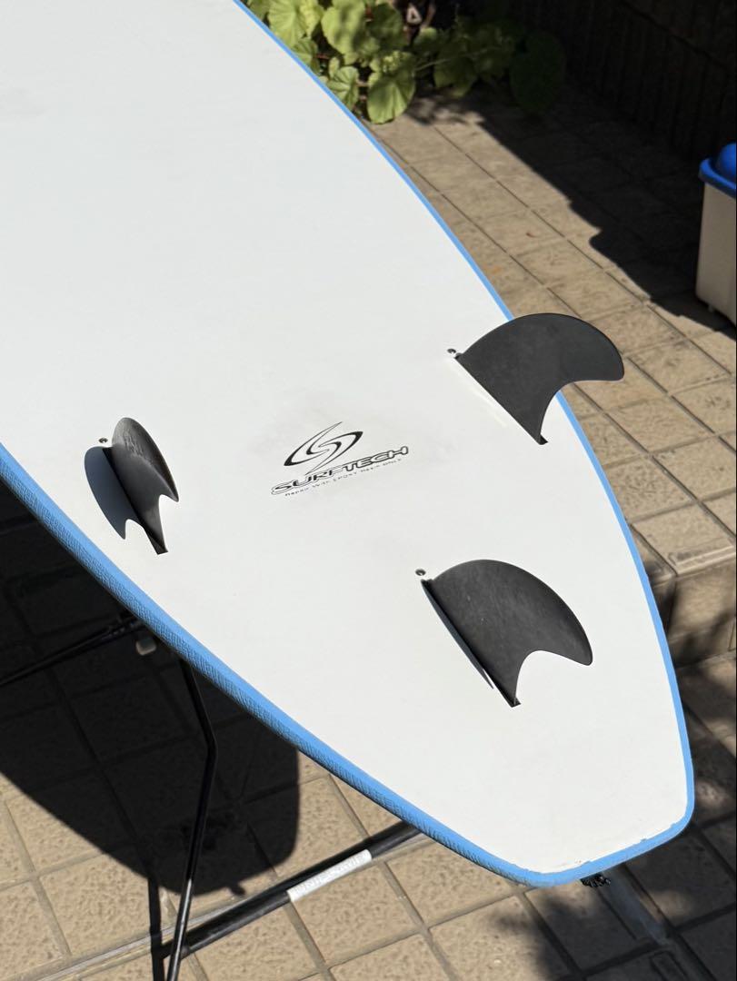 サーフテック SOFTOPS 8'0 サーフボード フィン付き 手渡し限定
