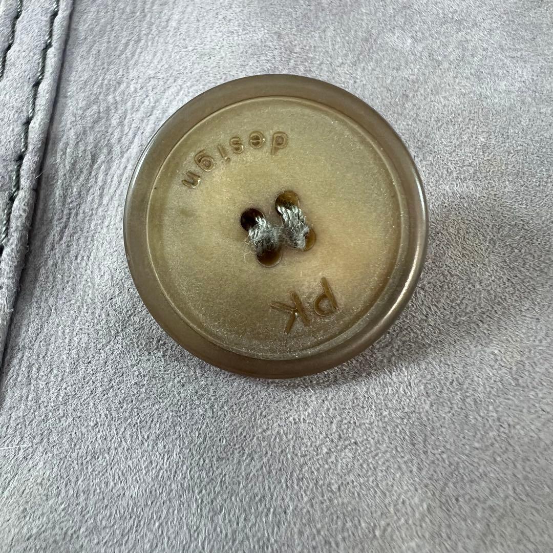 希少色 本革 リアルムートンコート リアルファーロング 毛足長め B1482