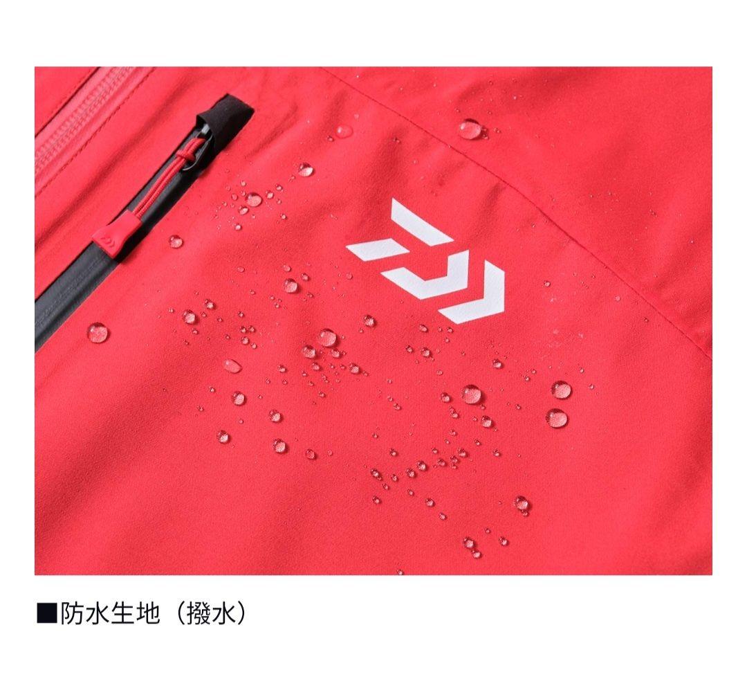 【新品未使用】Daiwa RAINMAX® フィッシングレインジャケット レッド