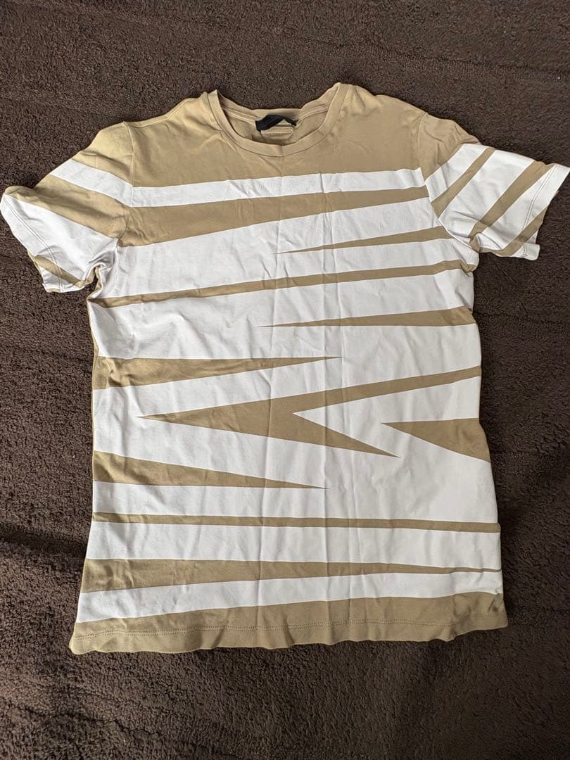 DIESEL BLACK GOLD ストライプ Tシャツ M