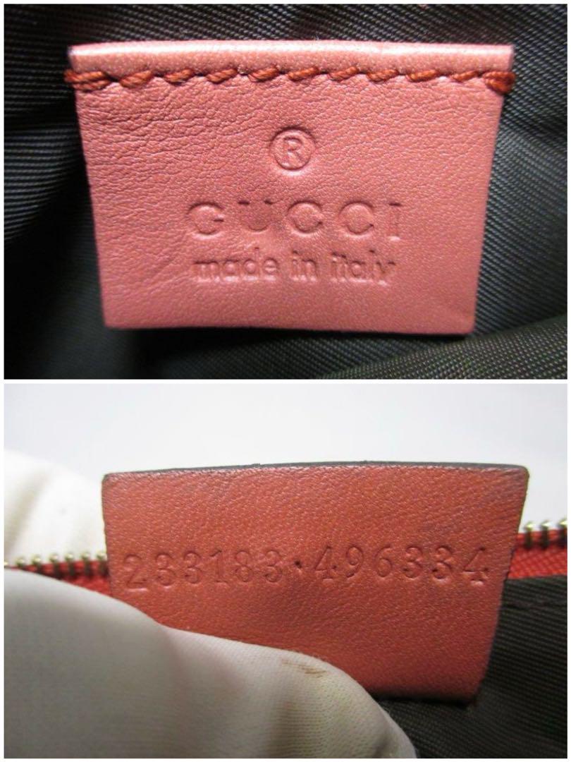 GUCCI グッチ/マイクログッチシマ/キーリング付きコインケース
