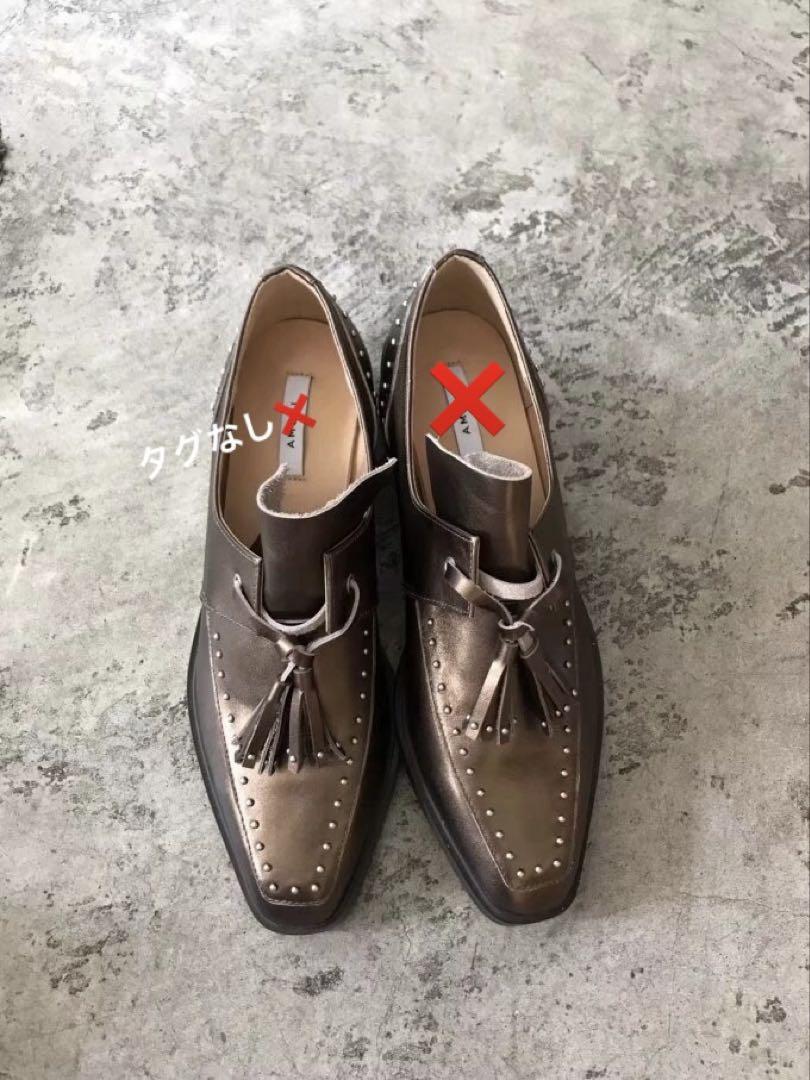 超安い AMERI LOAFER TASSEL STUDS 靴