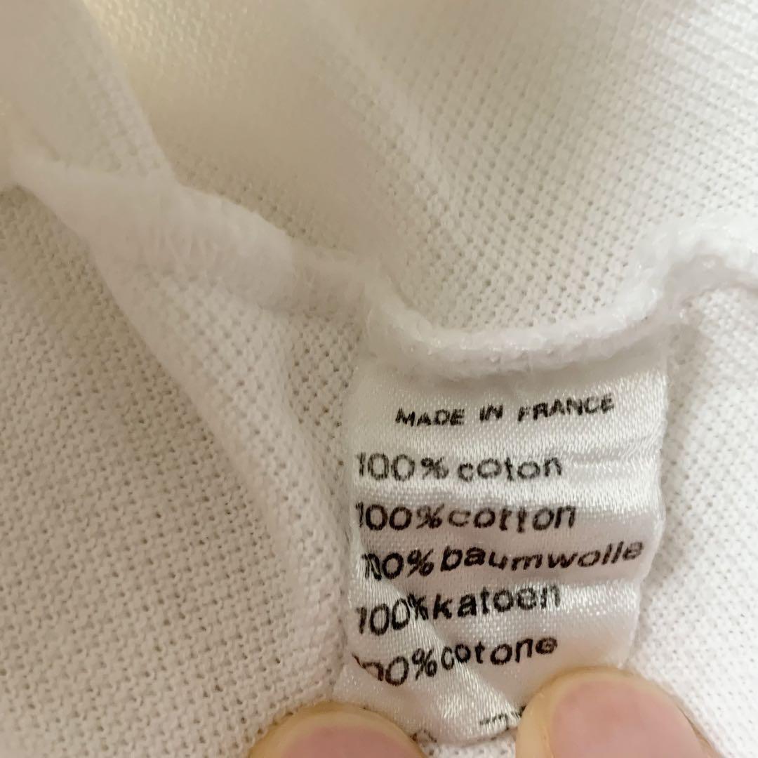 LACOSTE フランス製　ポロシャツ　白