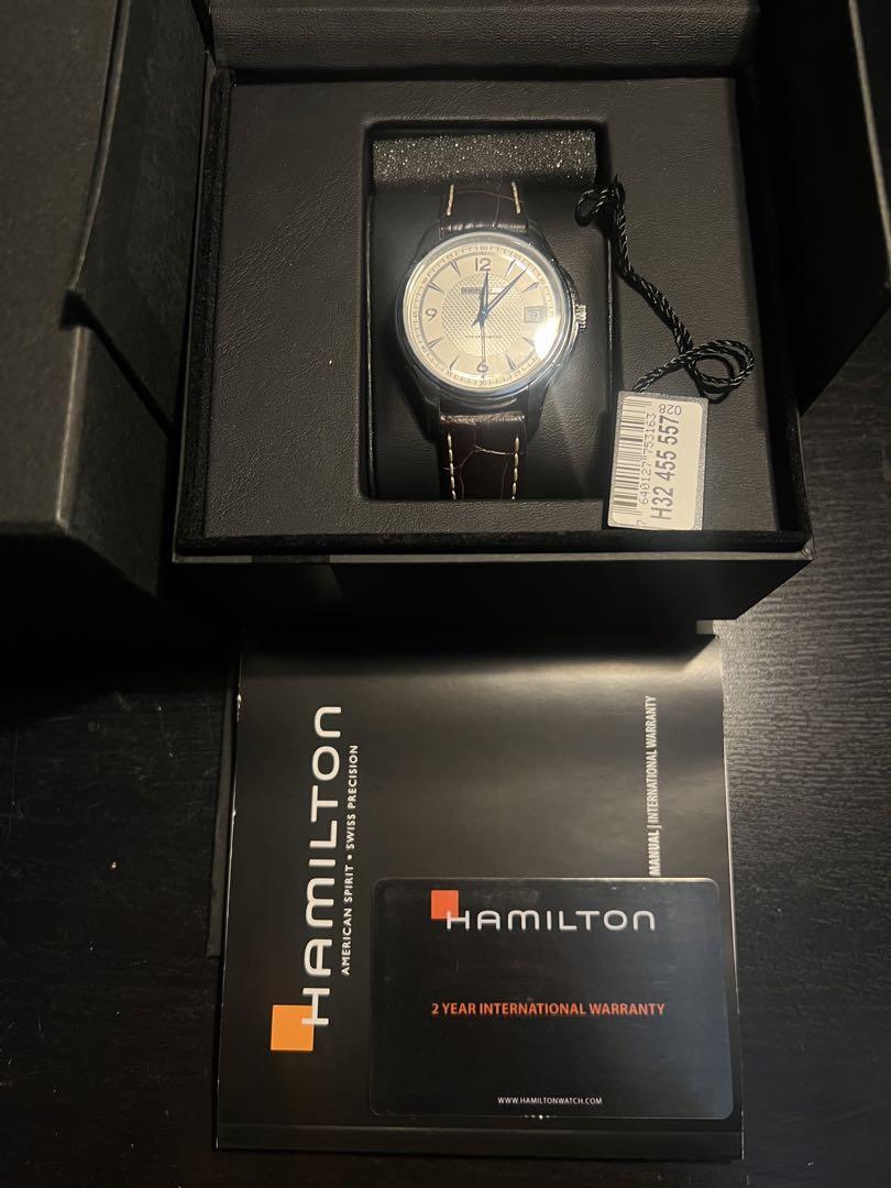 ハミルトン　ジャズマスター　ビューマチック37mm 青針 H32455557