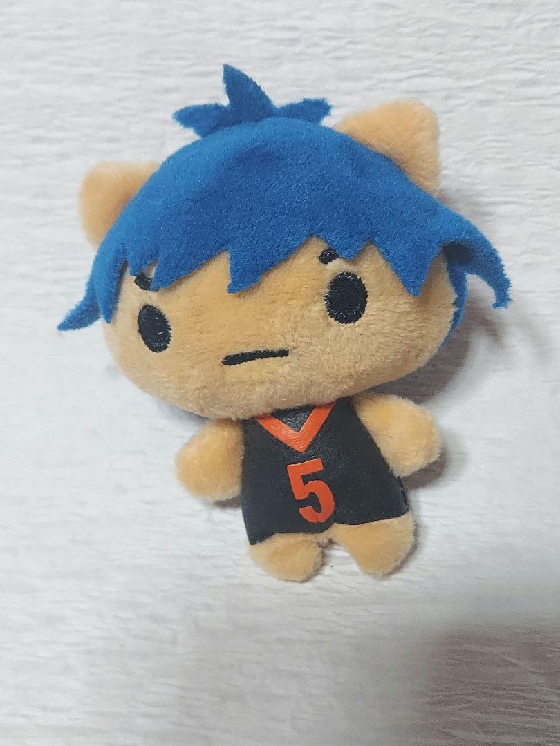 黒子のバスケ 黒バス 青峰大輝 ともぬい 黒子のバスケ 顔文字猫 バスケ部マスコットBC ぬいぐるみ 青峰