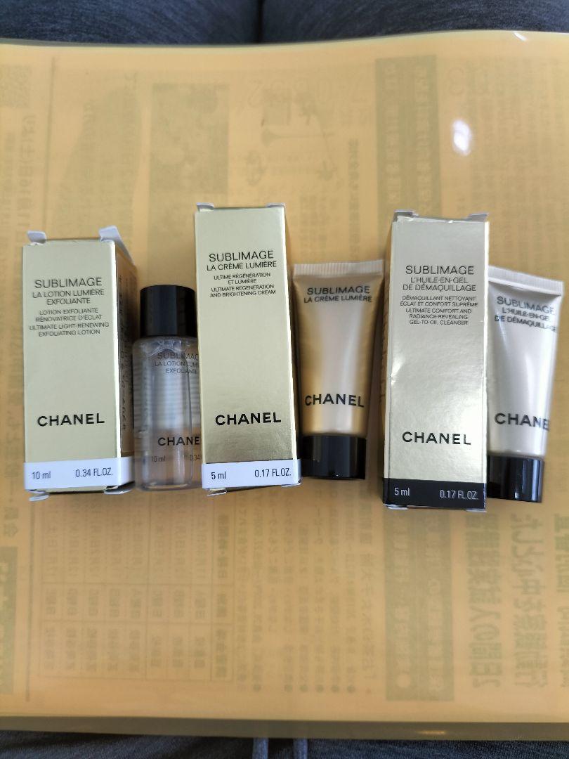 CHANEL サンプル 化粧水 クリーム リムーバー SUBLIMAGE