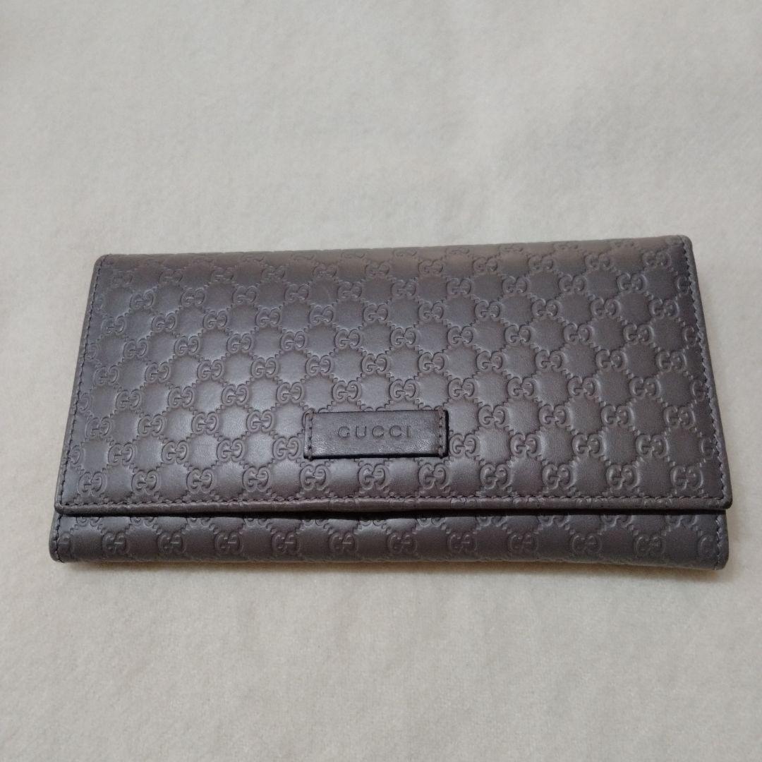 Gucci GGパターン グレー 長財布 GUCCI グレー GGパターン 長財布