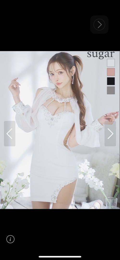 AngelR キャバドレス レースアップドレス シースルー袖