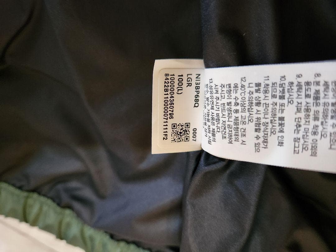 新品 ノースフェイス 韓国限定 ＬPISMO ナイロンジャケット グリーン 秋