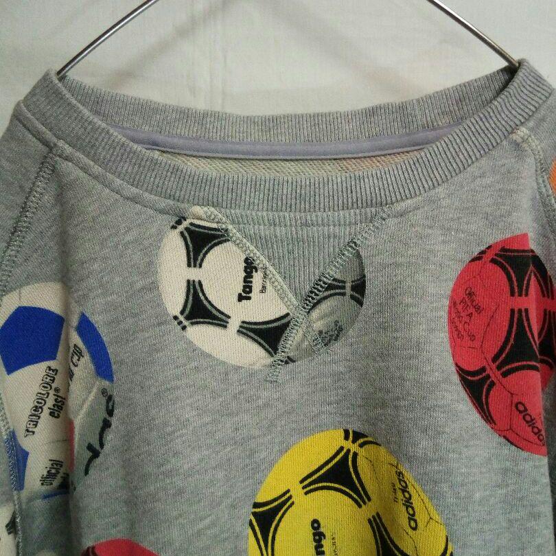 人気新番 レア Adidas オリジナルス 総柄 スウェット グレー S adidas dUNT7-m52535139967 大得価限定SALE