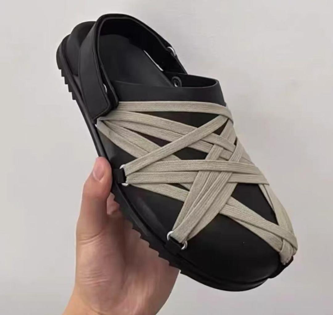 rick owens ストラップデザインビーチサンダル 42