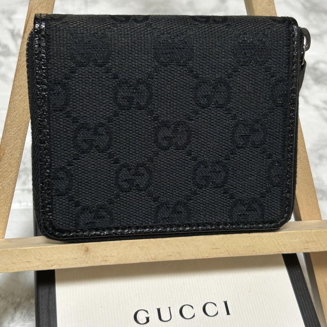 GUCCI グッチ 財布 折り財布 ファスナー 極美品