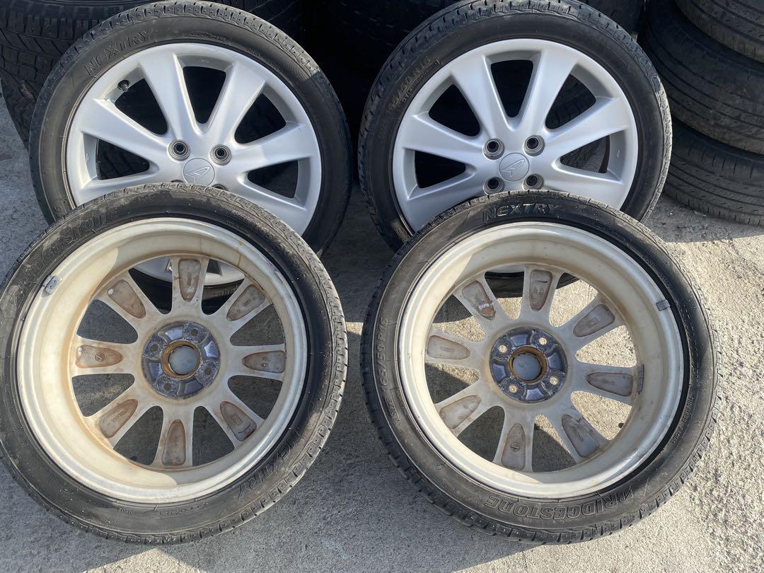 165/50 R16 シルバー 5スポークホイールセット