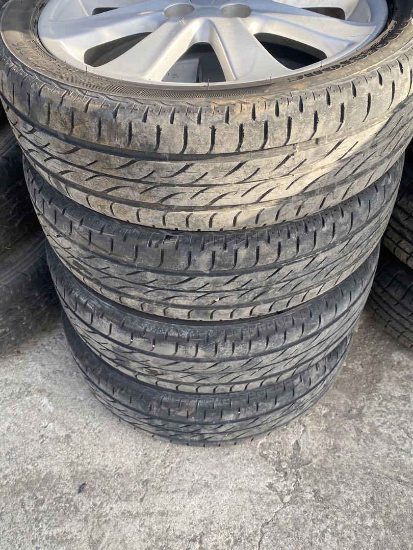 165/50 R16 シルバー 5スポークホイールセット