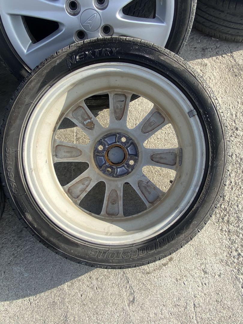 165/50 R16 シルバー 5スポークホイールセット