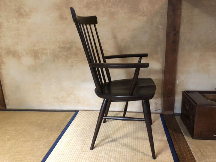 161.飛騨 引き取り10 500円 NzFwT-m52540093634 柏木工 ハイバックアームチェア 大人気定番