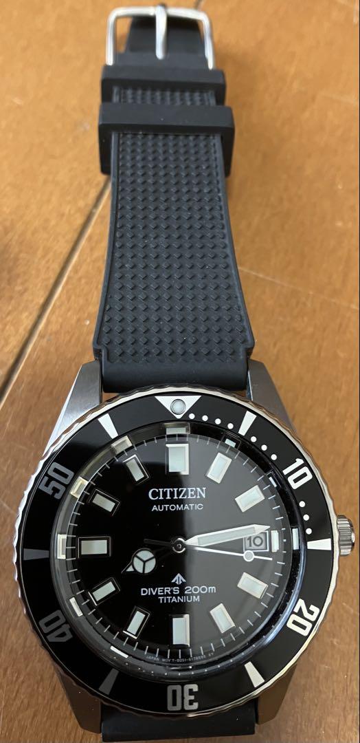 CITIZEN AUTOMATIC チタン　ダイバーズNB6021-17E