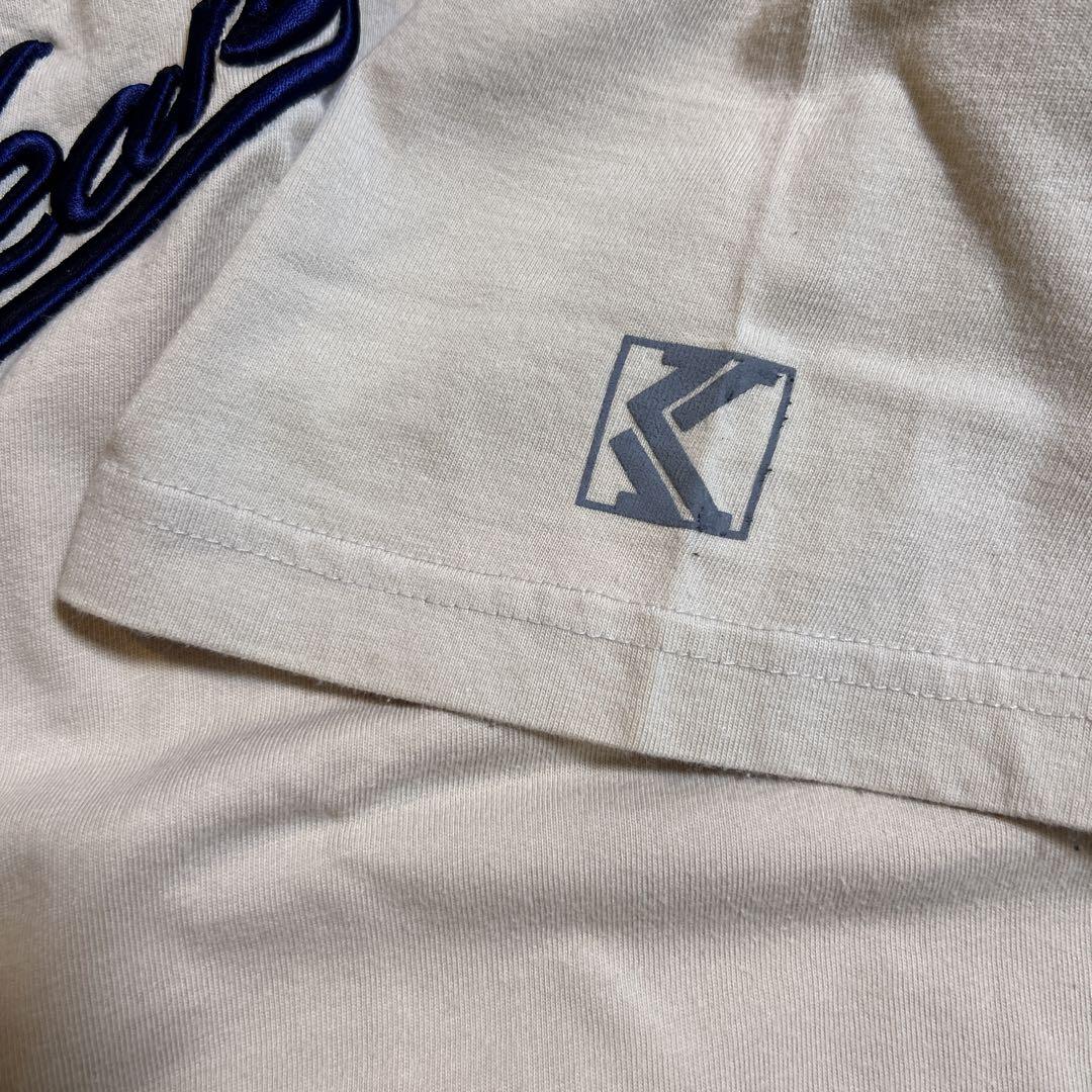 カールカナイ　Kani Jeans コットン　刺繍　Ｔシャツ L ベージュ