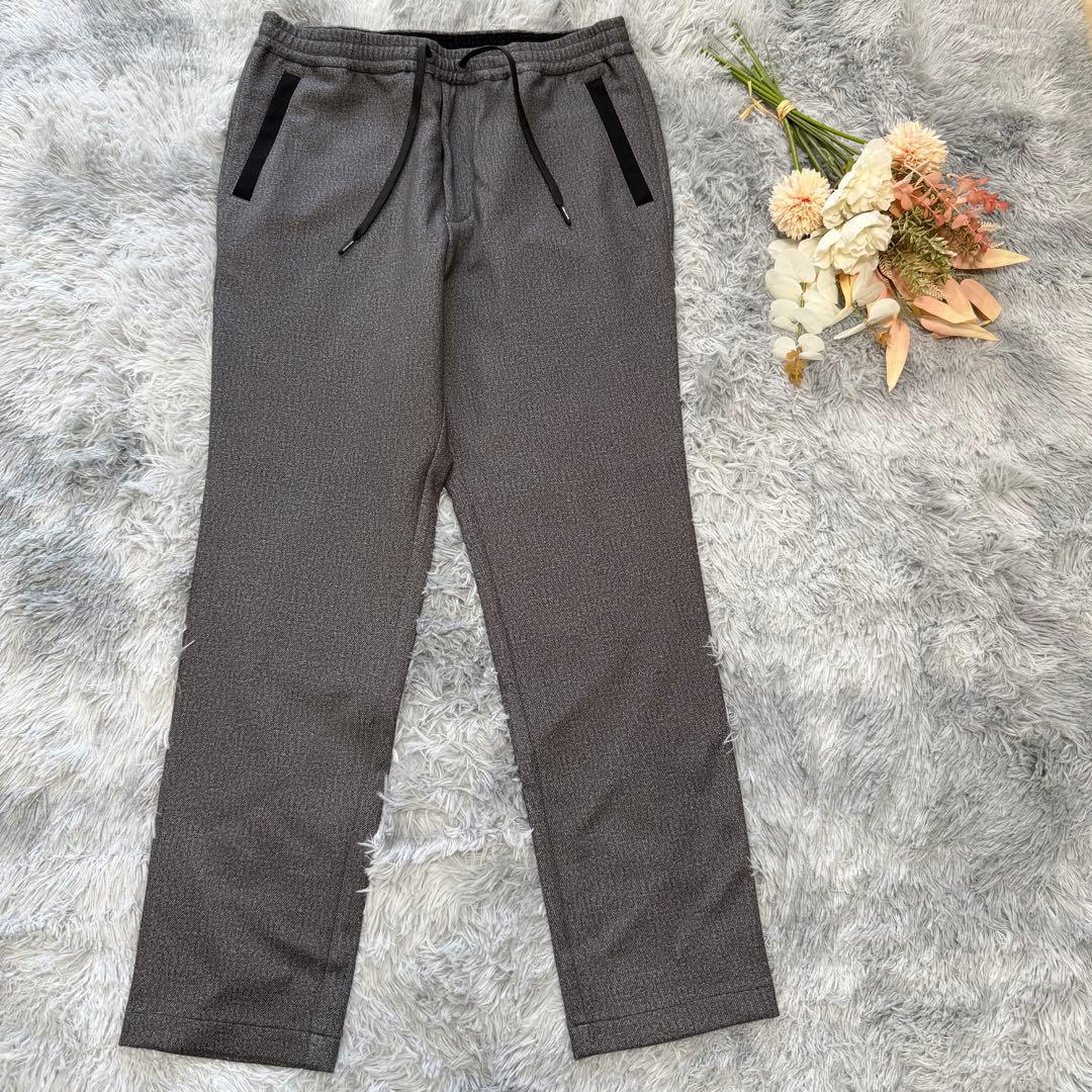 新品タグ付✨タケオキクチ メンズ メランジイージーパンツ ボトムス LL グレー