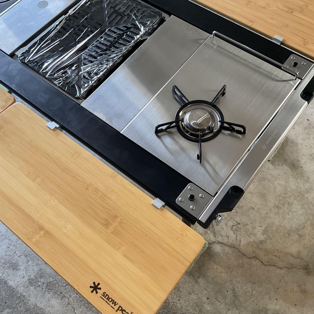 美品・廃盤品 ギガパワープレートバーナーLI スノーピーク snow peak