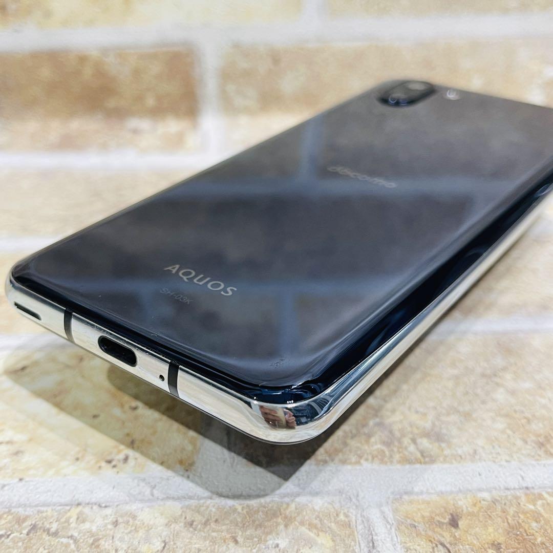 限定セールをすべて SIMフリー SHARP AQUOS R2 64GB ブラック 電池良好 スマートフォン本体