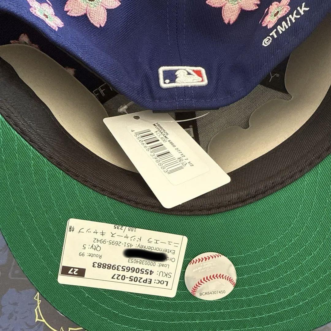 【新品】【dodgers】59FIFTY キャップ 7 1/2(BLUE)