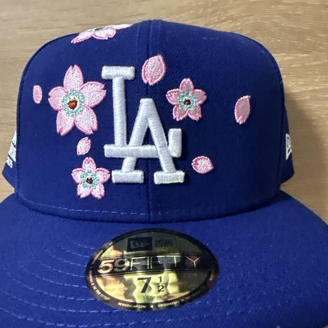 【新品】【dodgers】59FIFTY キャップ 7 1/2(BLUE)