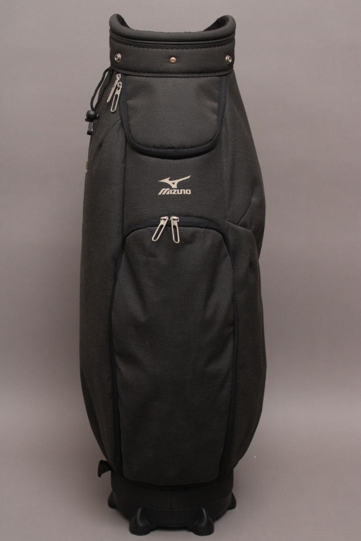 良品/Mizunoミズノ/キャディバッグ/9型/カート/5分割/チャコールグレー