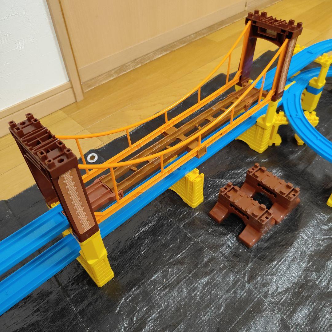 現行品 良品 プラレール タワーを上がるレイアウト 洗浄済 ぐらぐらつり橋 現行品 良品 プラレール タワーを上がるレイアウト 洗浄済 ぐらぐらつり橋