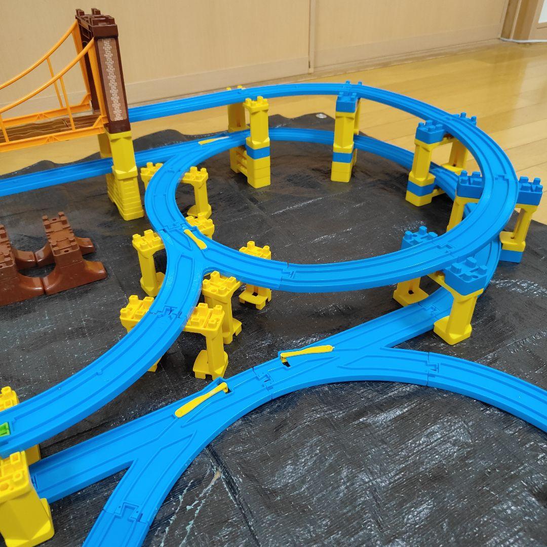 現行品 良品 プラレール タワーを上がるレイアウト 洗浄済 ぐらぐらつり橋 現行品 良品 プラレール タワーを上がるレイアウト 洗浄済 ぐらぐらつり橋