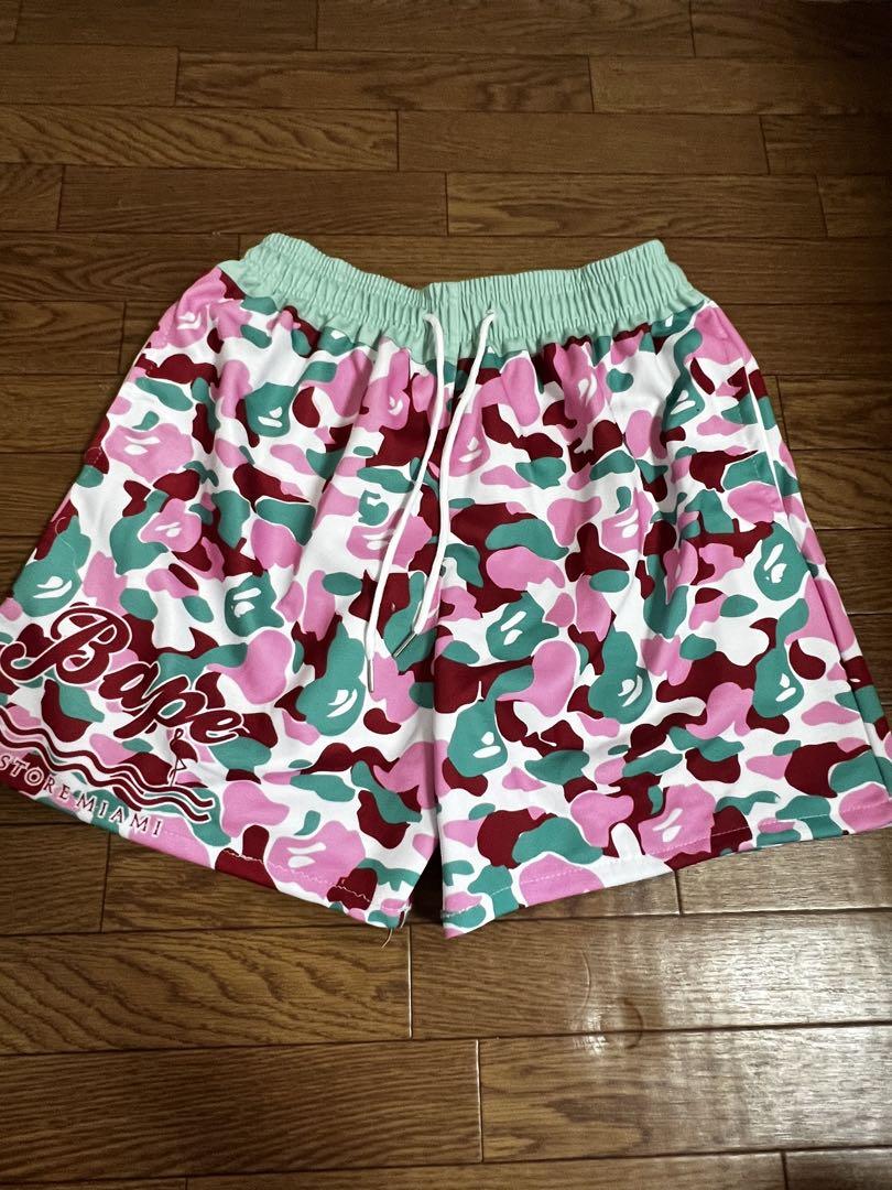 BAPE A BATHING APE カモフラージュパンツ PASTEL