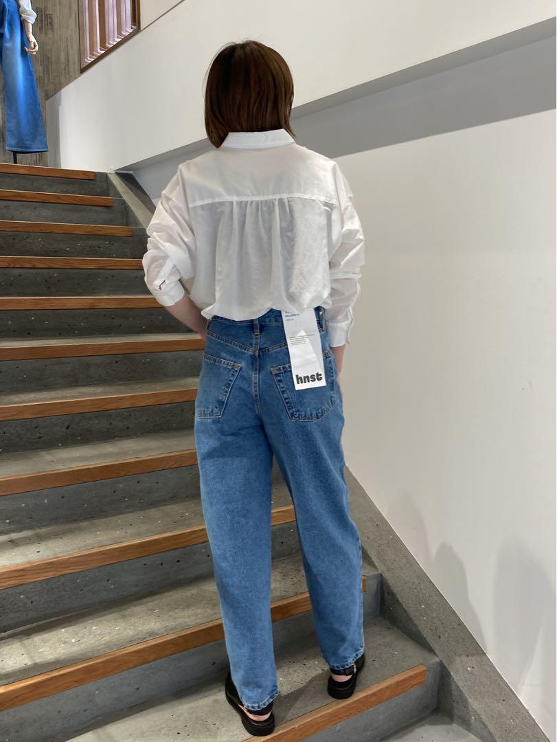 24SS　Spick and Span コットンシルクフロントフリルブラウス