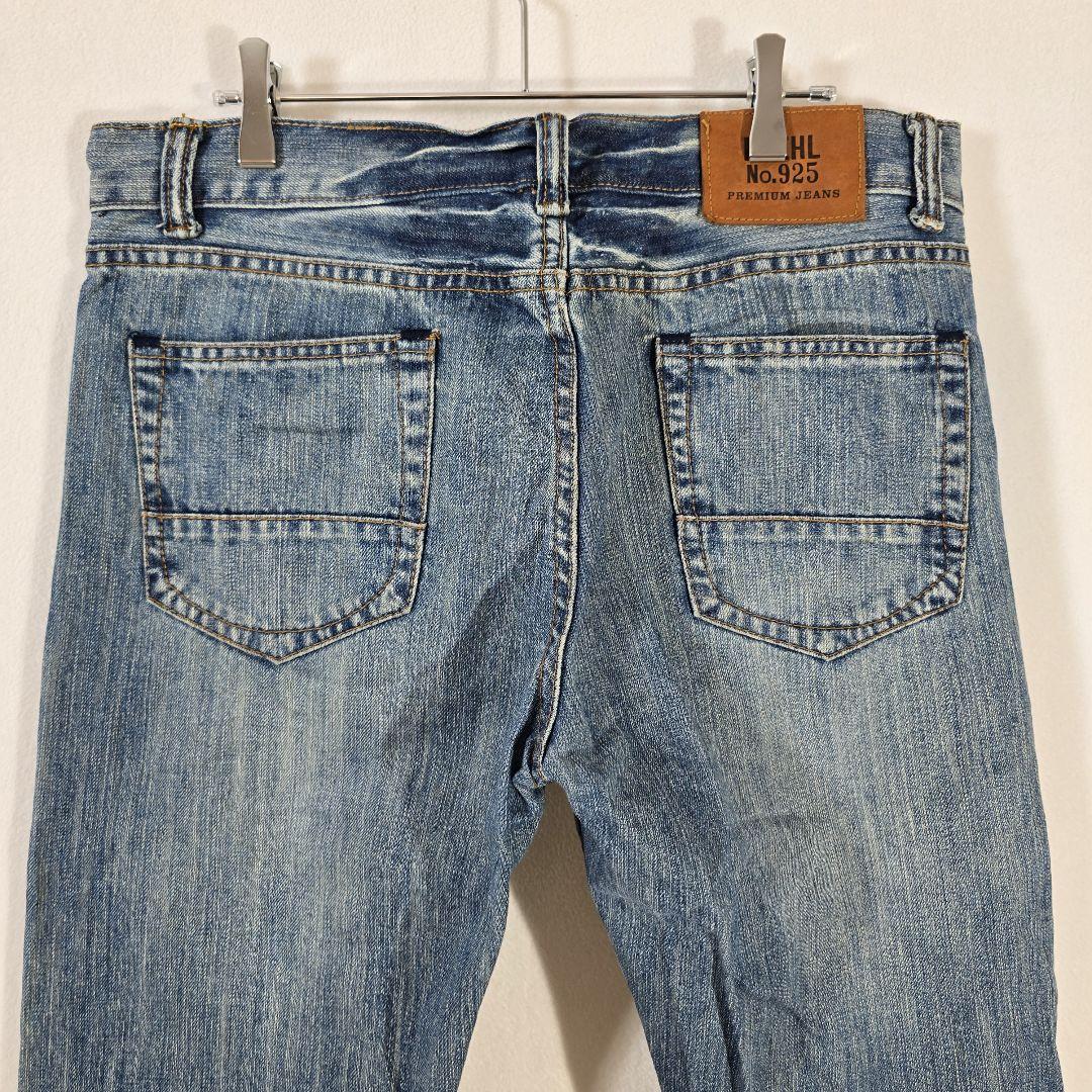 【オシャレ】ルールナンバー925　デニムパンツ ジーンズ W32 ダメージ加工