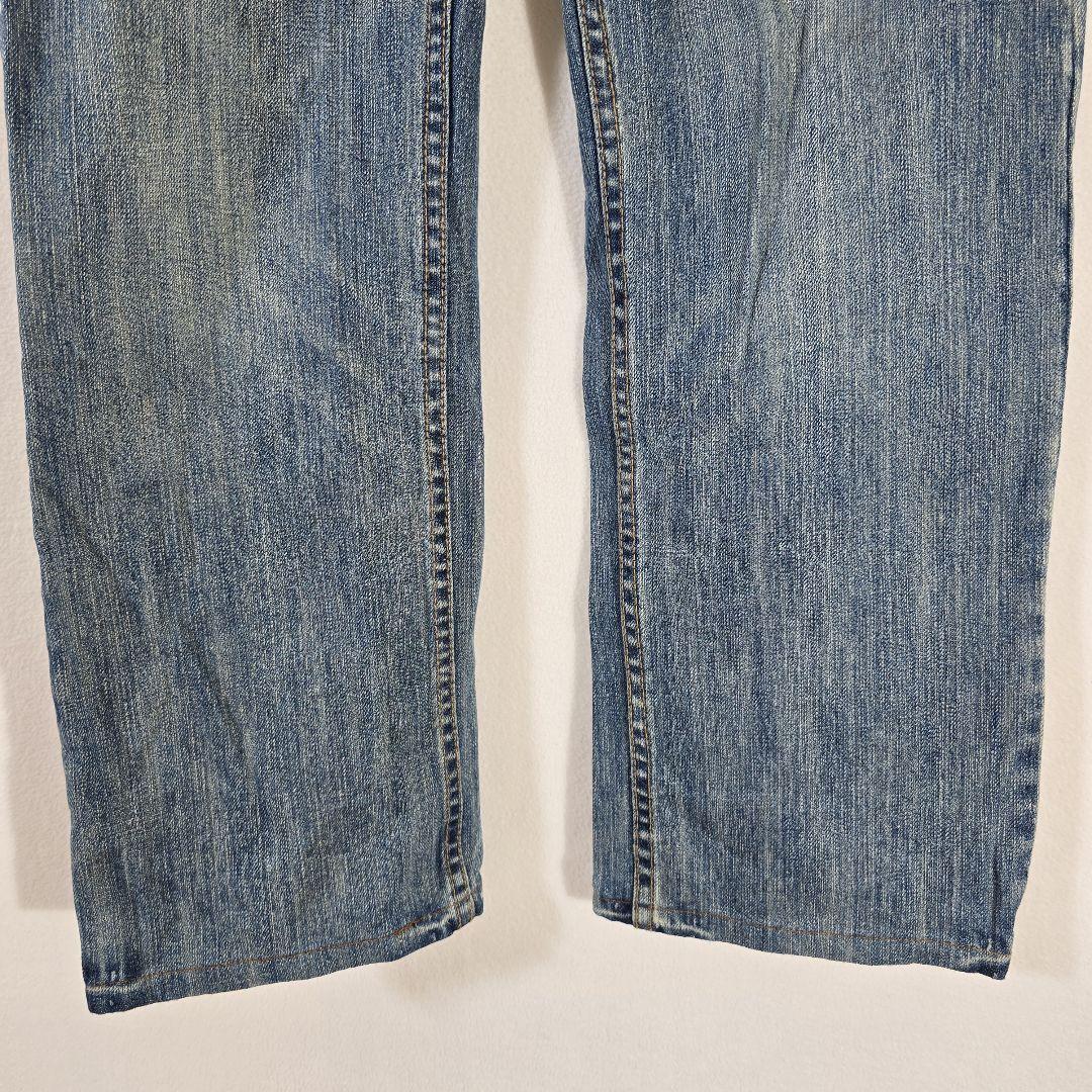 【オシャレ】ルールナンバー925　デニムパンツ ジーンズ W32 ダメージ加工