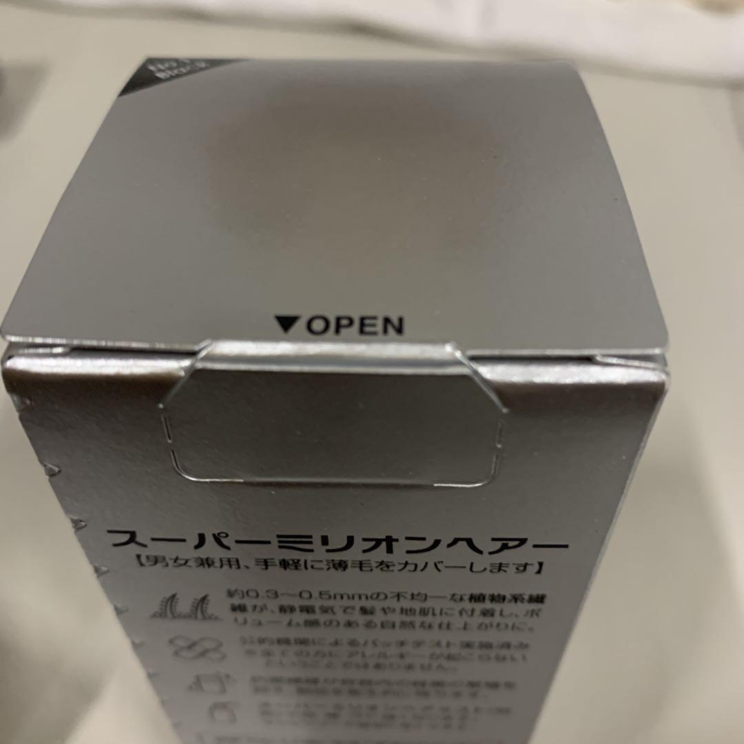 スーパーミリオンヘアー　NO.1 ブラック　20g+40g