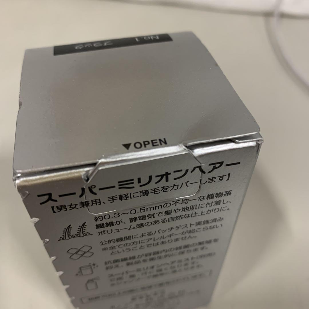スーパーミリオンヘアー　NO.1 ブラック　20g+40g