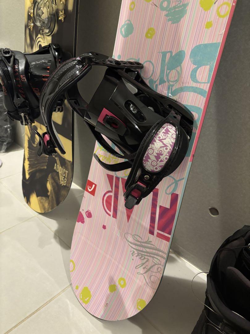 Head 142cm レディーススノーボードセット 23センチ ブーツケース付き
