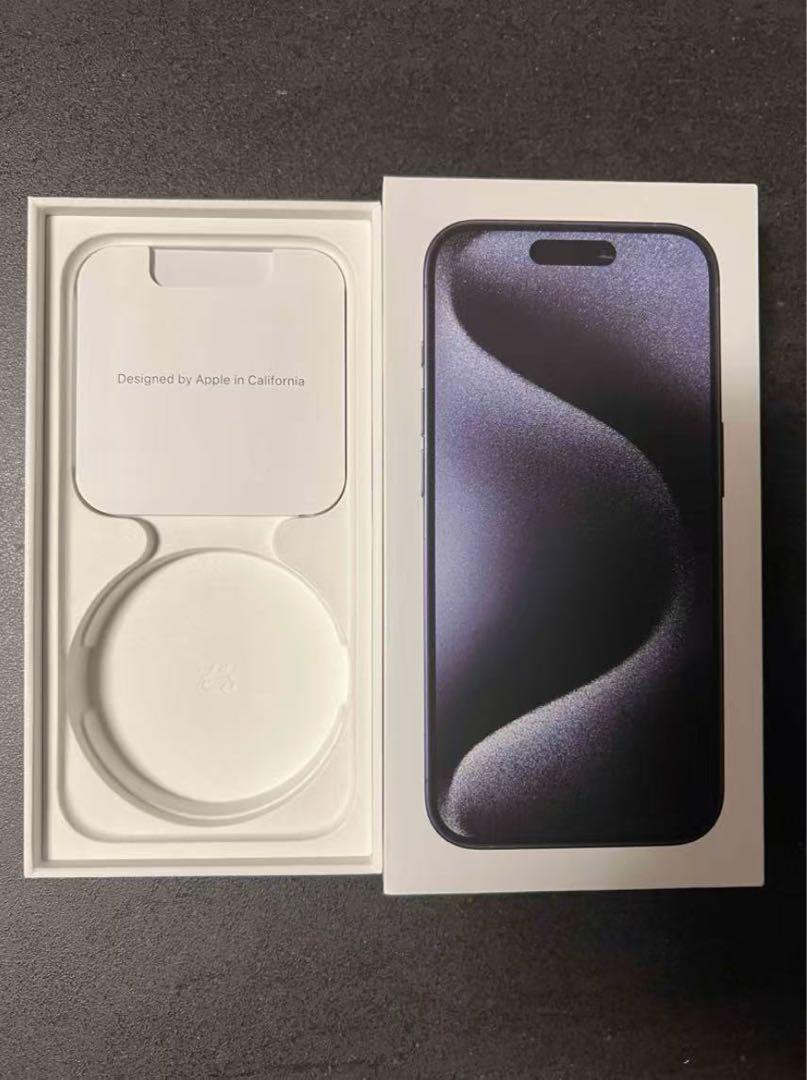 iphone 15 Pro 128GB ブルー バッテリ100% 充放電145回 - メルカリ