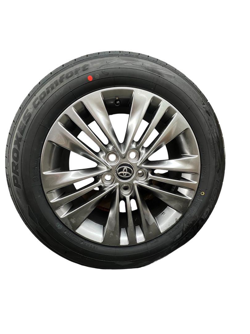 ①新車外し　アルファード40 純正タイヤ225/60R18 2本　2025年 トヨタ TOYOTA 40系 新型 アルファード ヴェルファイア Z 純正