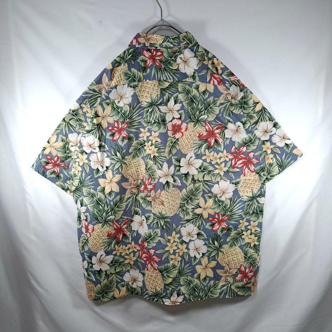 【美品】TOMMY HILFIGER　ハイビスカス　アロハ　トミーヒルフィガー