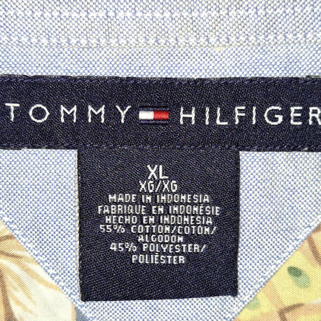 【美品】TOMMY HILFIGER　ハイビスカス　アロハ　トミーヒルフィガー