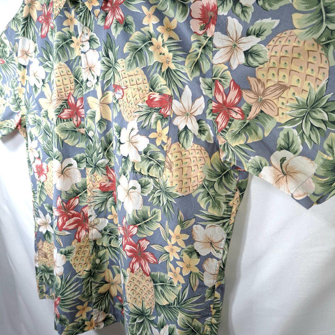 【美品】TOMMY HILFIGER　ハイビスカス　アロハ　トミーヒルフィガー